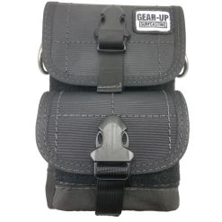 Gear-Up 2 Tube Surf Bag W/ Front Pouch - Black