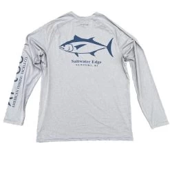 SWE Bluefin Stencil Long Sleeve Performance Shirt - By Aftco
