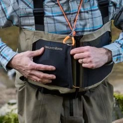 Grundens Boundary Zip Stockingfoot Wader -Fishing Shop boundary zip pockets fb