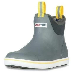 Xtratuf 6" Ankle Deck Boots - Mens 5 Xtratuf 6" Ankle Deck Boots - Mens -Fishing Shop xtratufgray yellow